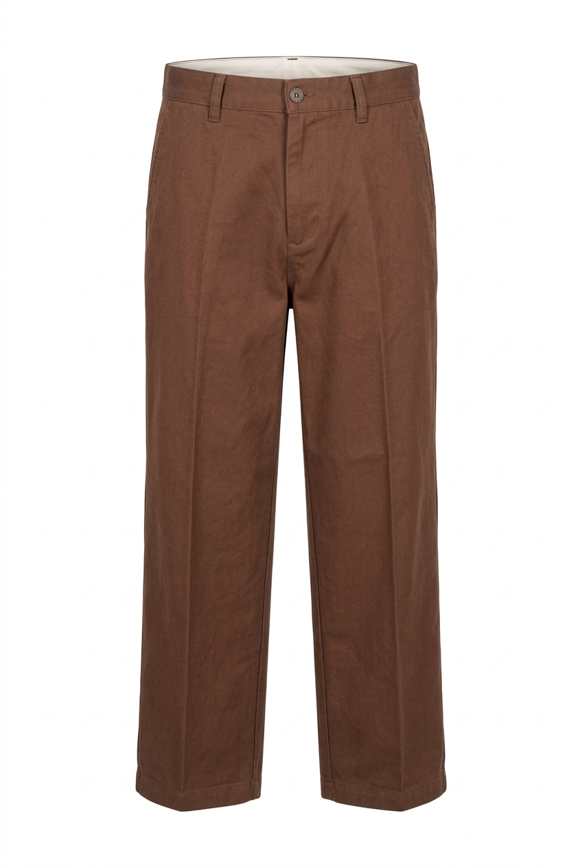 Loose Fit Cotton-Blend Pants