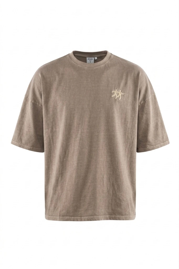 Oversized Front Print Tee